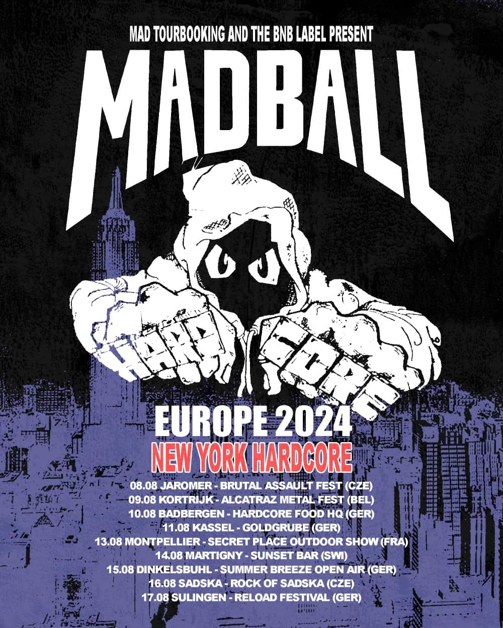 Madball - Sommer-Tour 2024