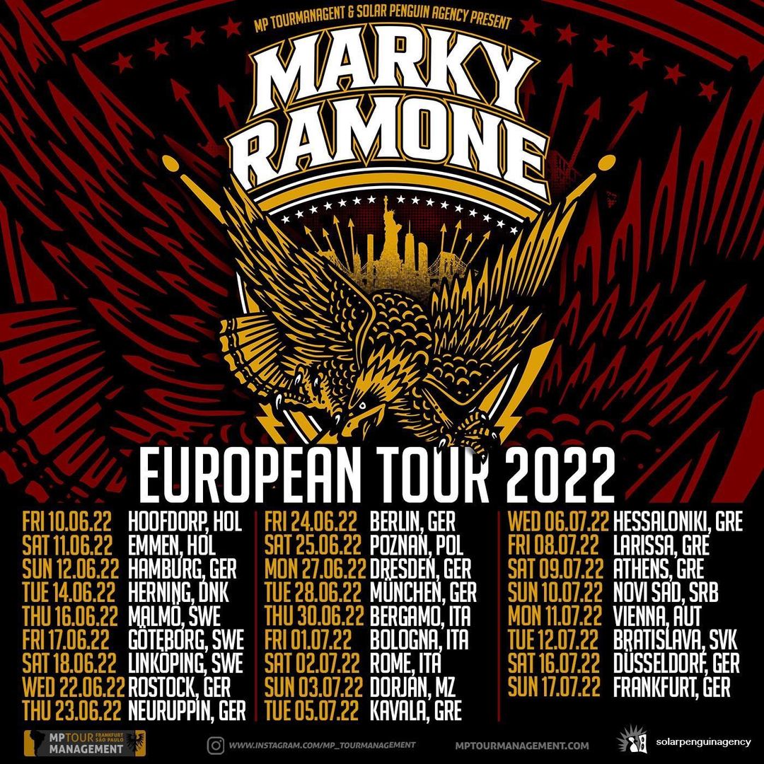 Marky Ramone - Europe-Tour 2022