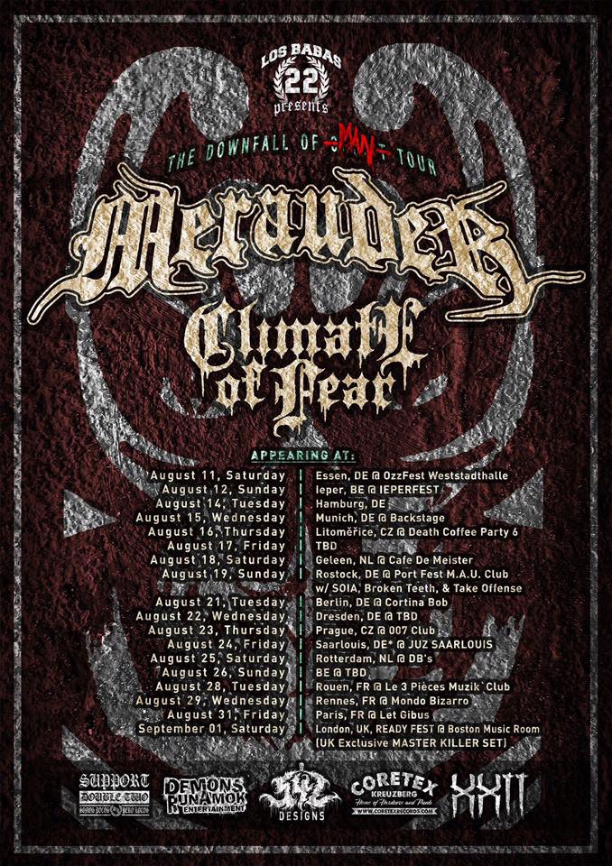 Merauder - Climate Of Fear - Tour 2018