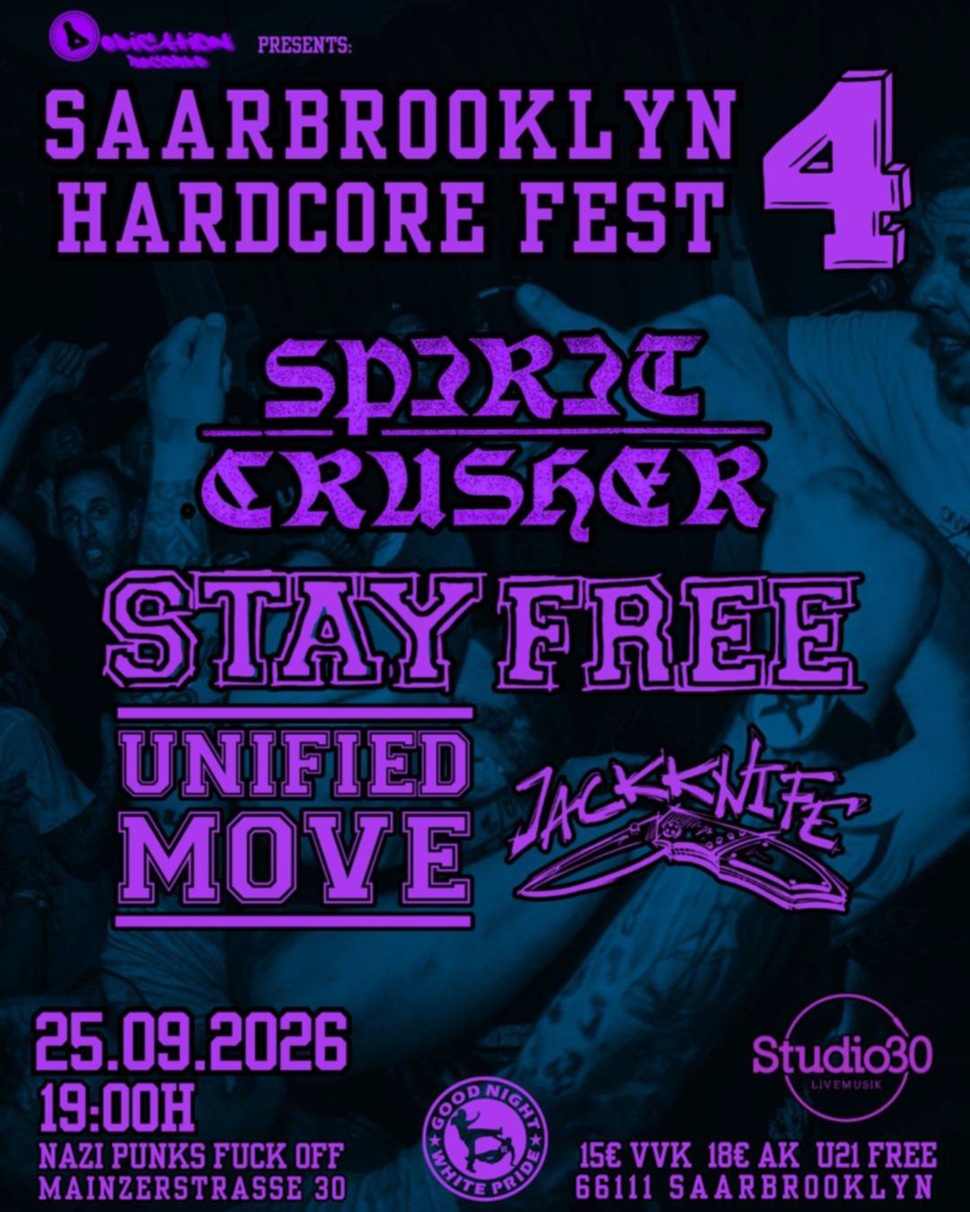 Saarbrooklyn Hardcore Fest 4 -Flyer (2026)
