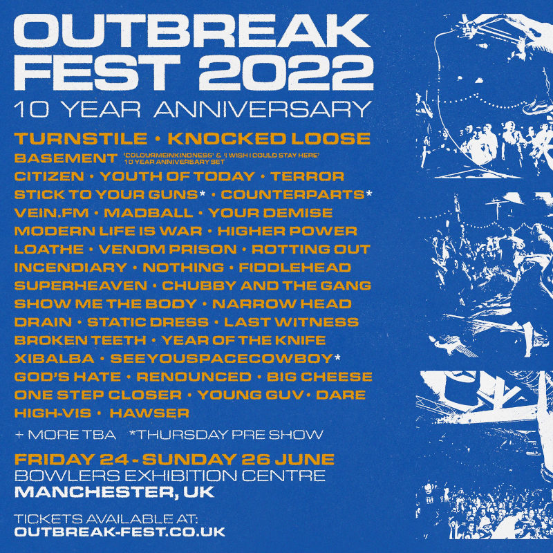 Outbreak Fest 2022 (Updated Flyer)