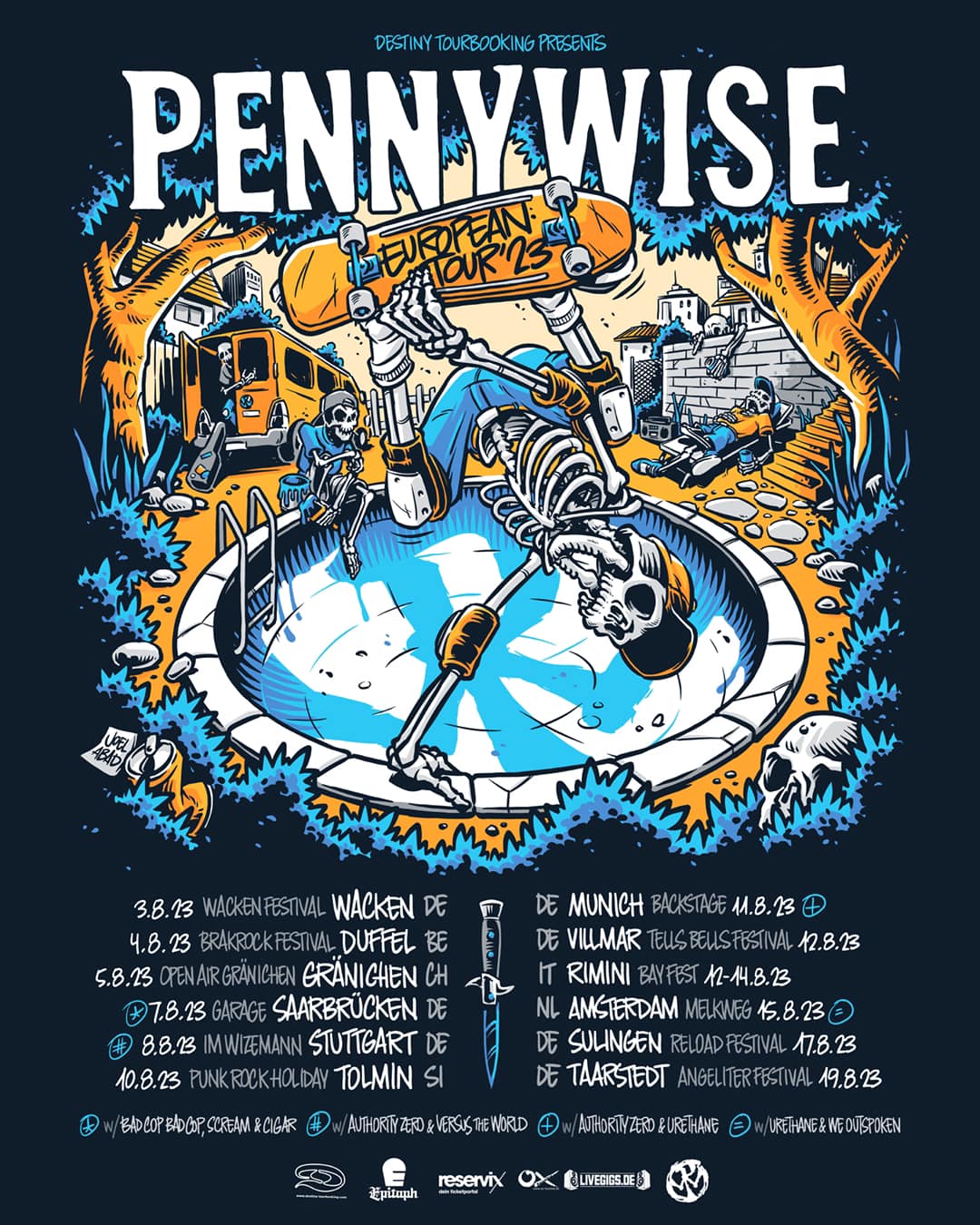 Pennywise - Europa-Tour 2023