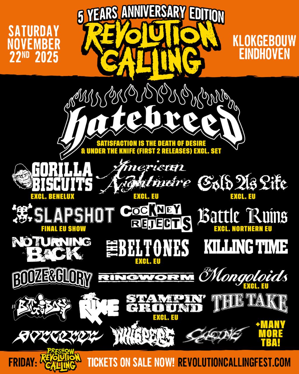 Revolution Calling 2025 Flyer