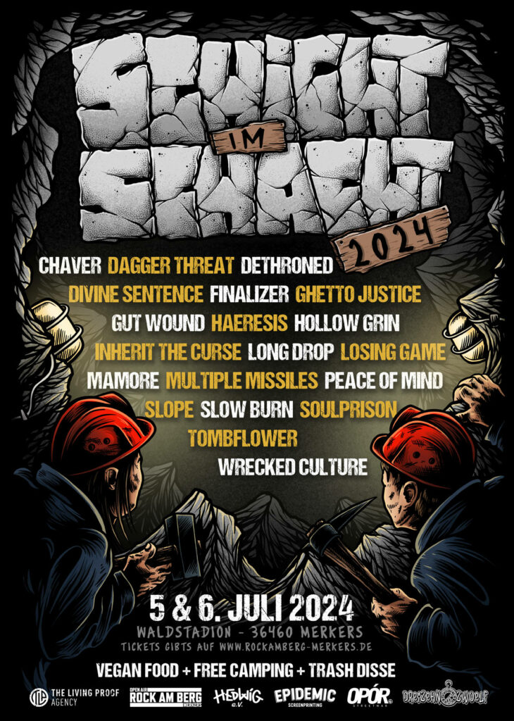Schicht im Schacht 2024: Neues Hardcore-Festival in Thüringen - AWAY ...