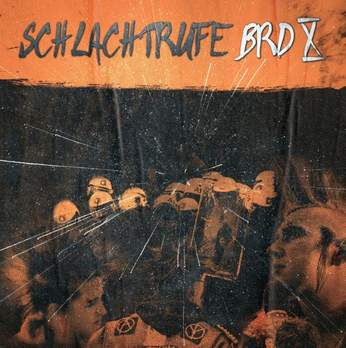 Schlachrufe BRD Sampler X (Cover-Artwork, 2022)