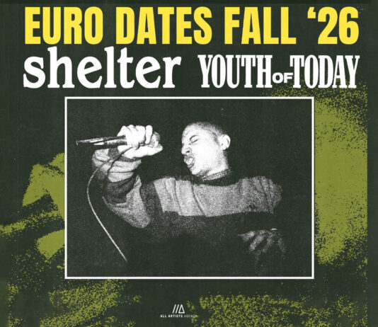 Youth Of Today & Shelter kommen 2026 auf Tour