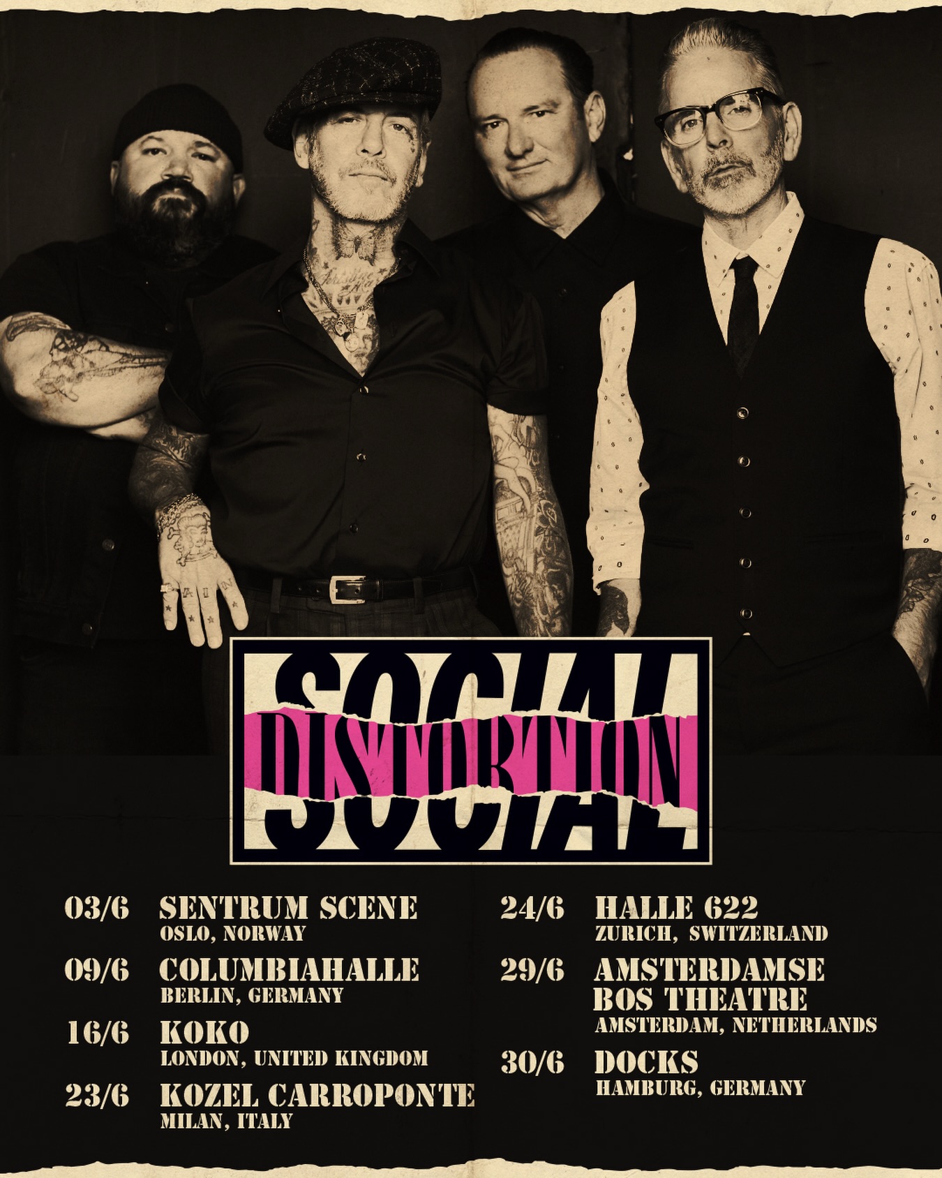 Social Distortion - Euro-Tour 2026
