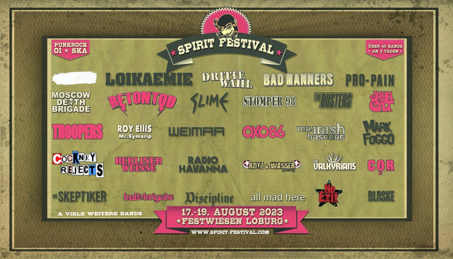 SPIRIT FESTIVAL veröffentlicht LineUp für 2023 AWAY FROM LIFE