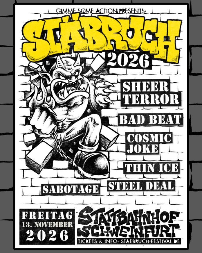 Stäbruch 2026 - Flyer für Freitag