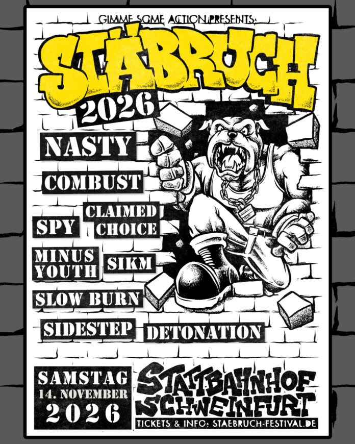 Stäbruch Fest 2026 - Samstag, 14. November
