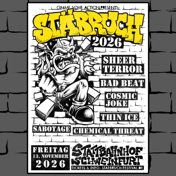Stäbruch Fest 2026 - Freitag, 13. November