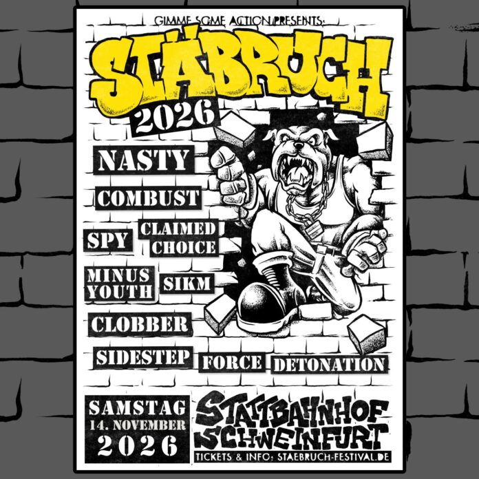 Stäbruch Fest 2026 - Samstag, 14. November