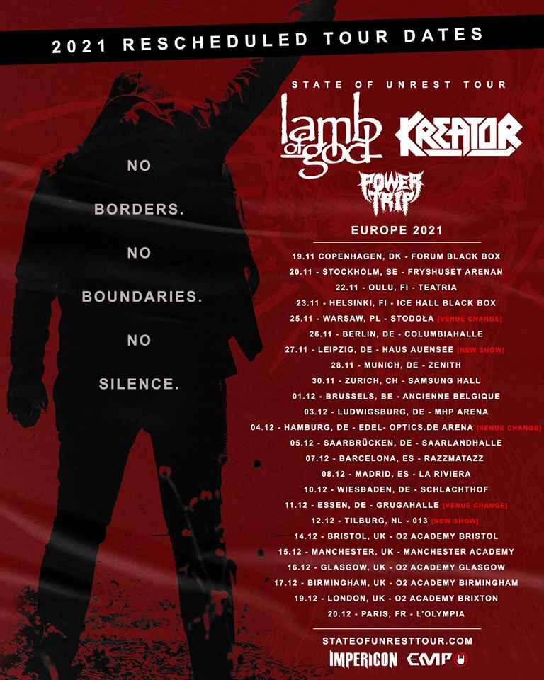 State Of Unrest-Tour 2021
