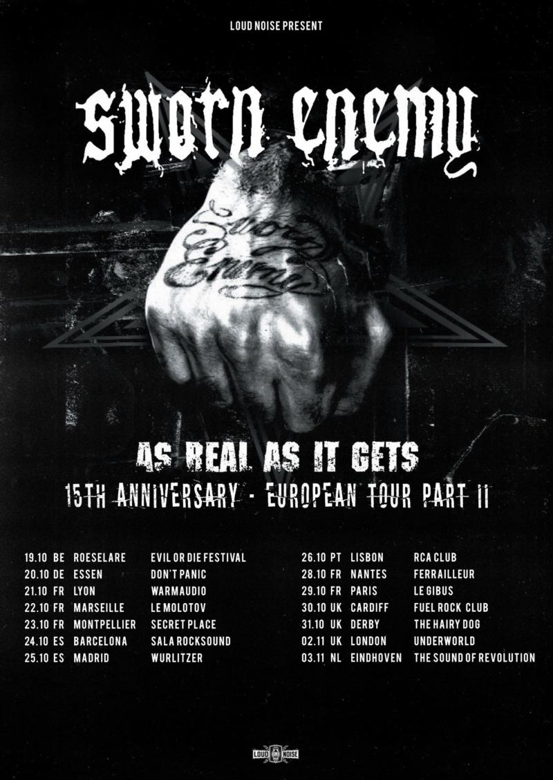 Sworn Enemy - Fall-Tour 2018