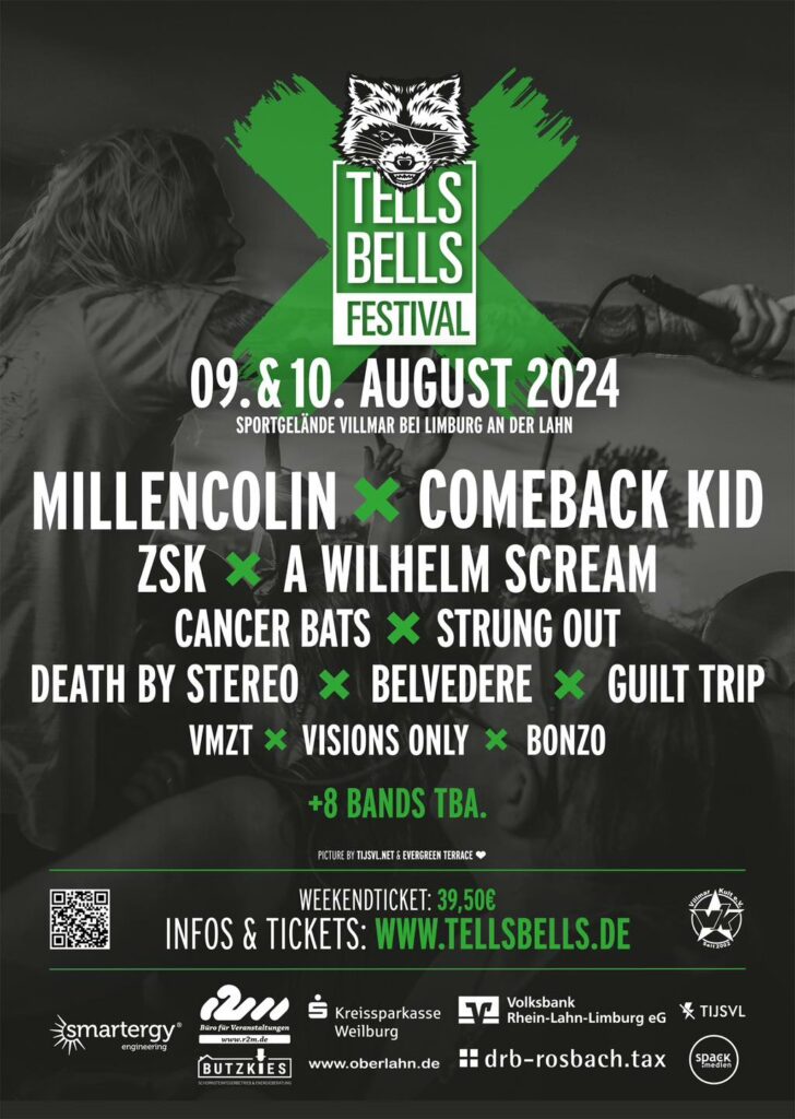 Tells Bells Festival präsentiert die ersten Bands für 2024 AWAY FROM LIFE