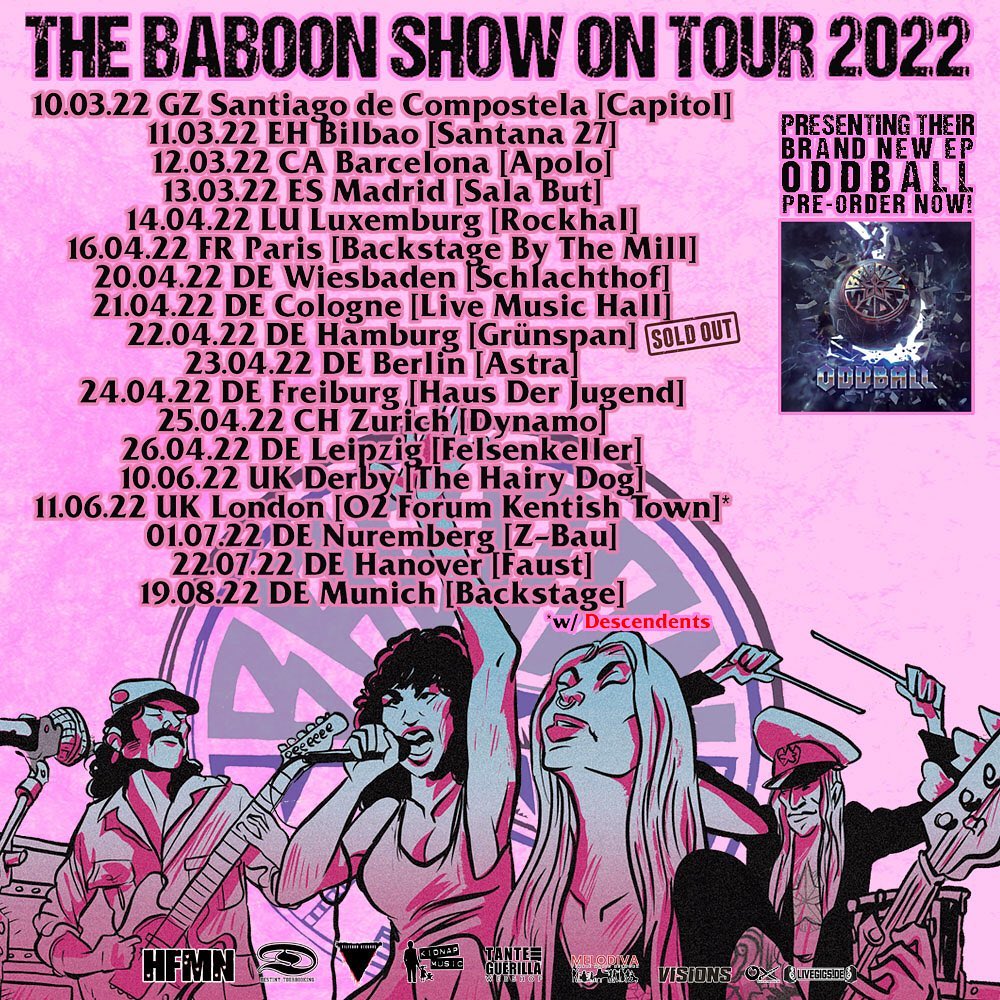 The Baboon Show live 2022