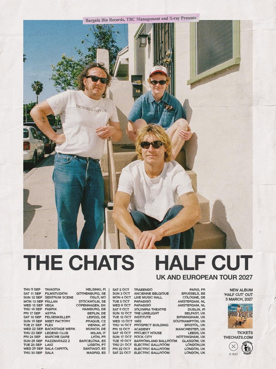 The Chats - Half Cut - Europatour (2027)