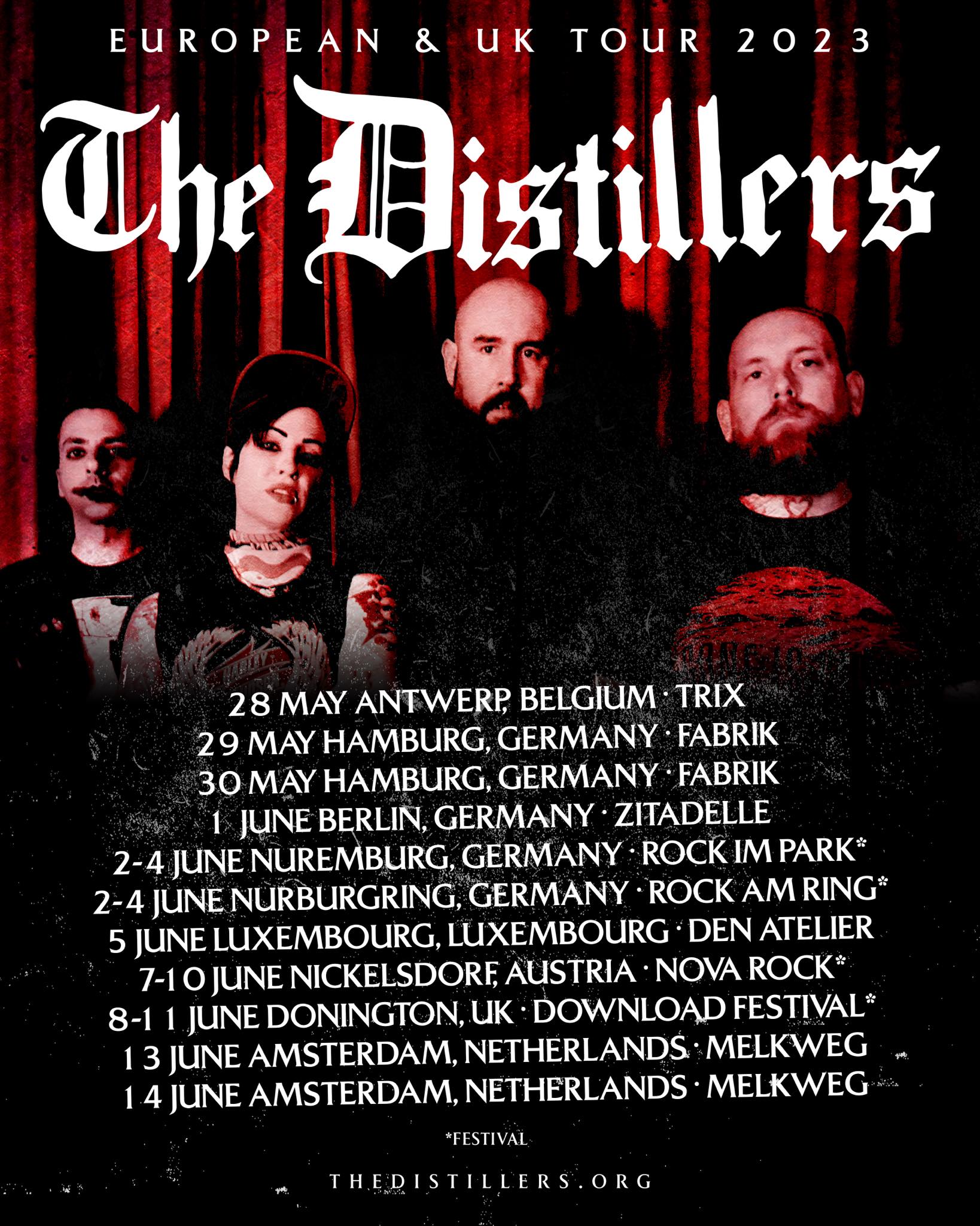 The Distillers - Europa-Tour 2023