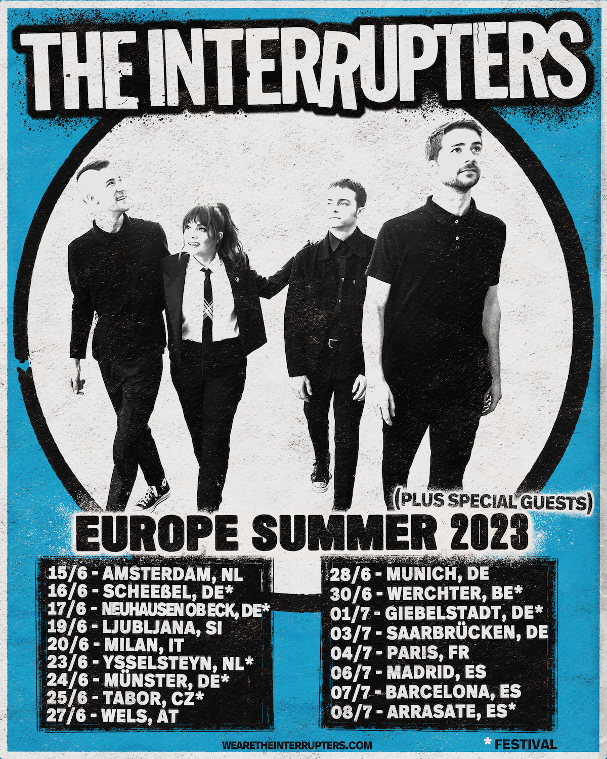 The Interrupters - Europa-Tour 2023