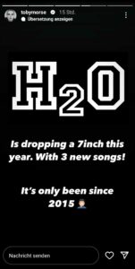 Toby Morse kündigt neue Songs von H2O an