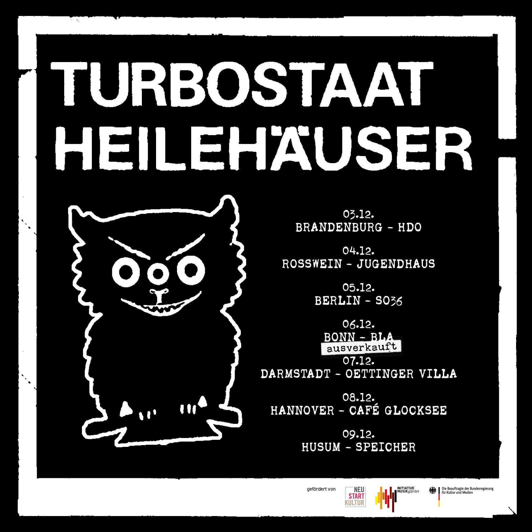 Turbostaat - Heilehäuser Tour 2021