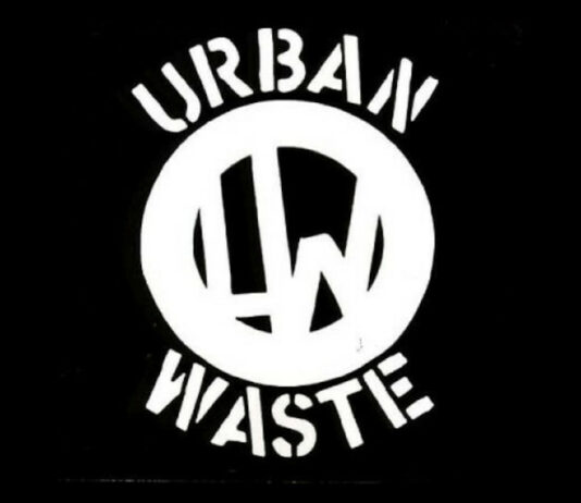 NYHC-Urgestein URBAN WASTE im August 2024 auf Mini-Tour Urban Waste - Logo