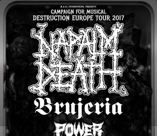 Wir präsentieren: NAPALM DEATH, POWER TRIP & BRUJERIA Tour