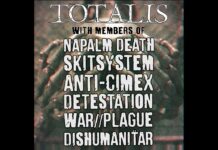 Totalis: neue Band mit Mitglieder von Napalm Death, Anti-Cimex, Skitsystem und War//Plague