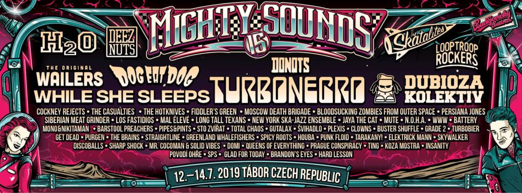 Line-Up des Mighty Sounds 2019
