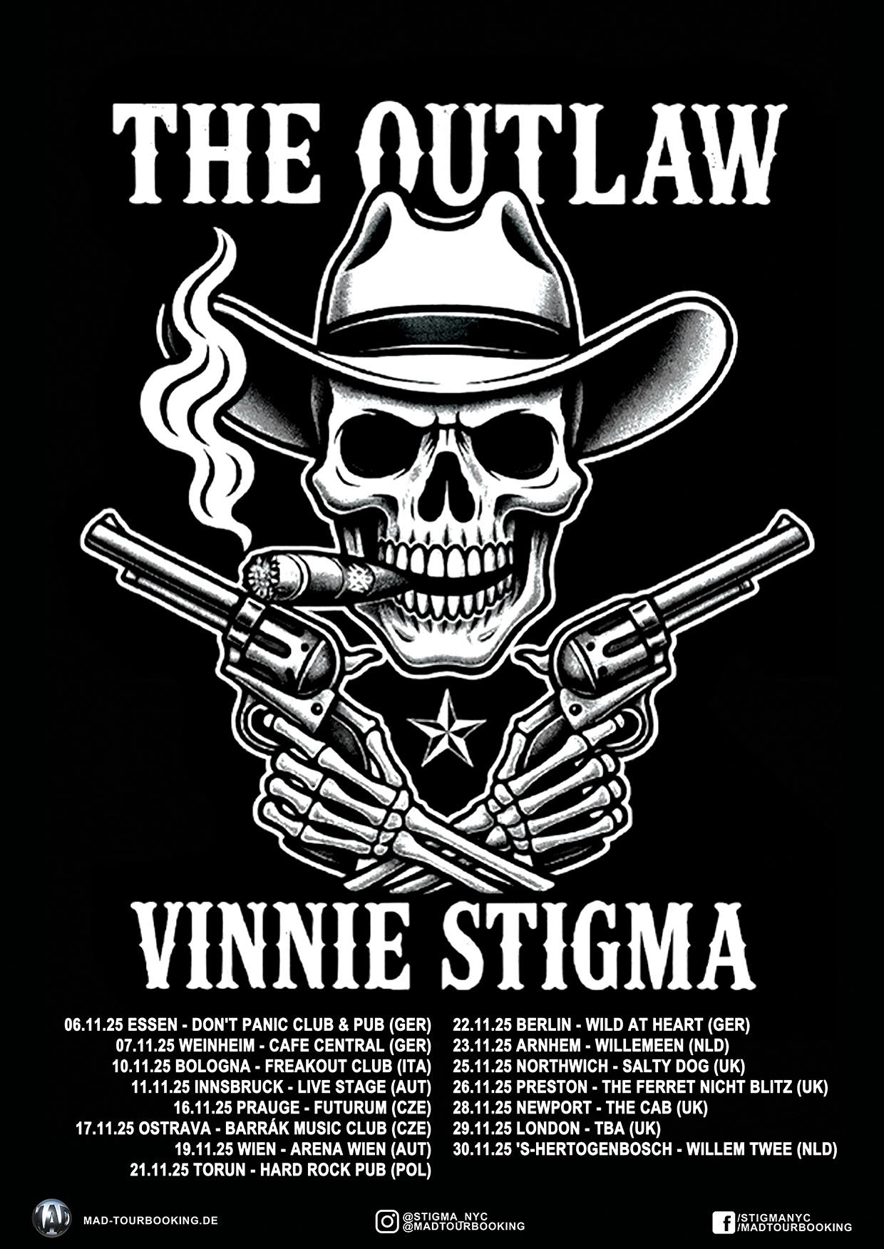 The Outlaw Vinnie Stigma - Flyer (2025)