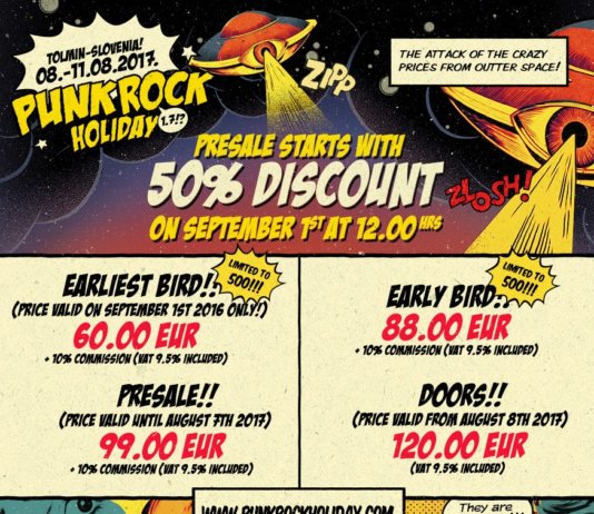 PUNK ROCK HOLIDAY Vorverkauf startet
