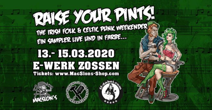 IRISH FOLK - CELTIC PUNK WEEKENDER präsentiert Line-Up