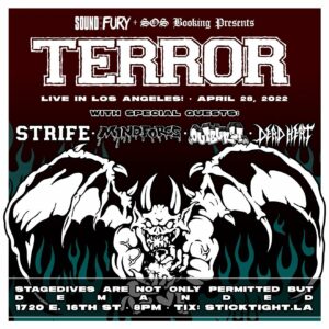 Terror, Ouburst, Strife Live in Los Angeles 2022